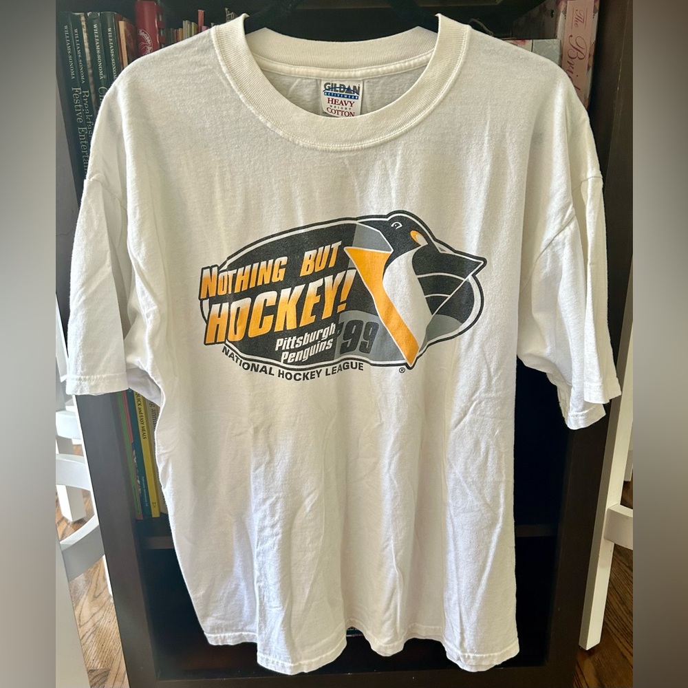 Vintage 1999 Pittsburgh Penguins Robo Penguin “Nothing But Hockey” T-Shirt